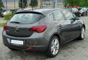 Opel Astra J HB Krom Cam Çerçevesi Çıtası 12 parça Tam Tur 2012-2020 Hatchback