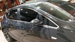 Opel Astra J HB Krom Cam Çerçevesi Çıtası 12 parça Tam Tur 2012-2020 Hatchback