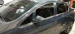 Opel Astra J HB Krom Cam Çerçevesi Çıtası 12 parça Tam Tur 2012-2020 Hatchback