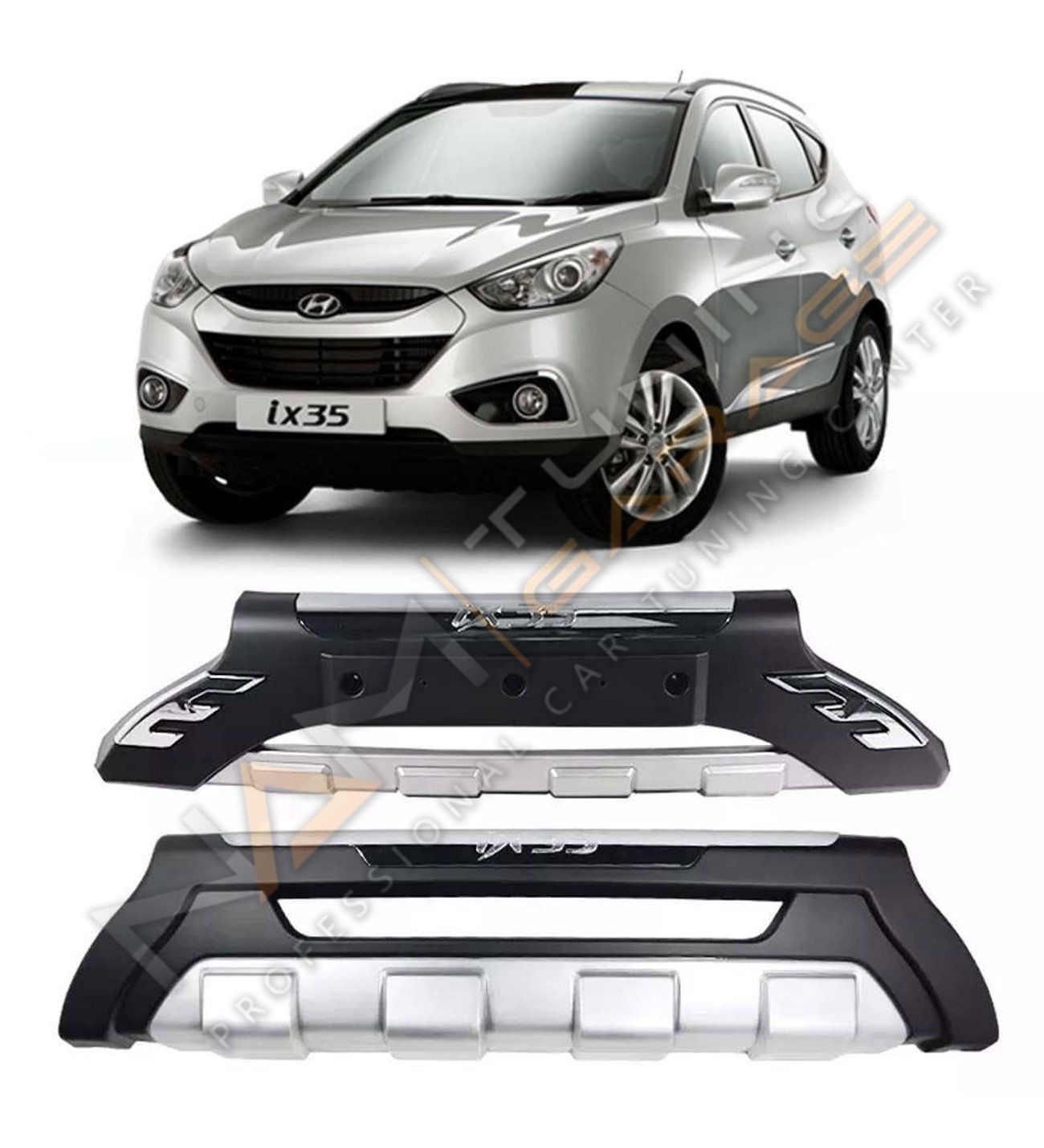 Hyundai İX-35 Ön Arka Koruma Tampon Eki 2009-2012 ix35