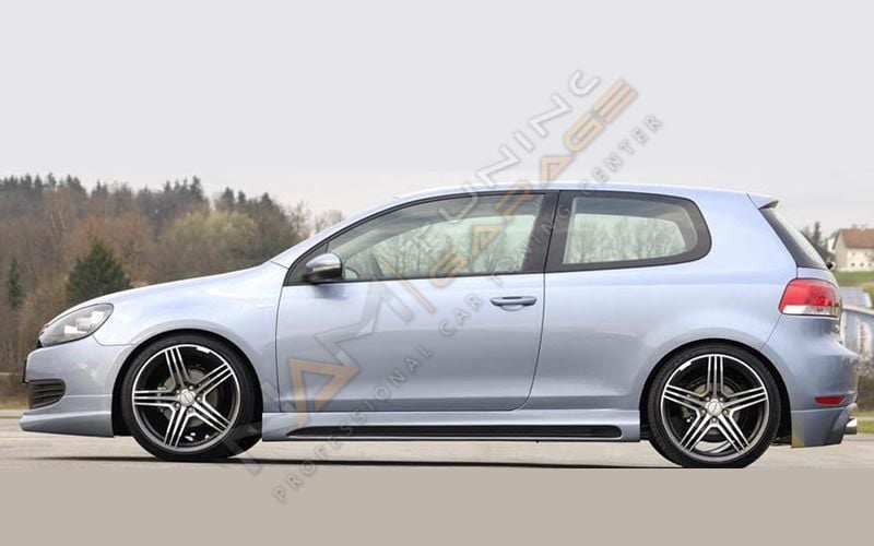 Volkswagen Golf 6 Rieger Yan Marşpiyel (Plastik) Boyasız