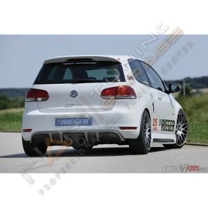 Volkswagen Golf 6 Rieger Difüzör (Plastik) Piano Black