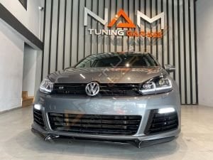 Golf 6 R Lip 3 Parça Ön Lip Piano Black 2008-2012