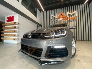 Golf 6 R Lip 3 Parça Ön Lip Piano Black 2008-2012