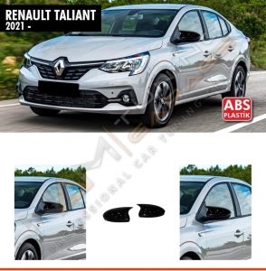 Renault Taliant Batman Yarasa Ayna Kapağı Piano Black / 2021 Sonrası