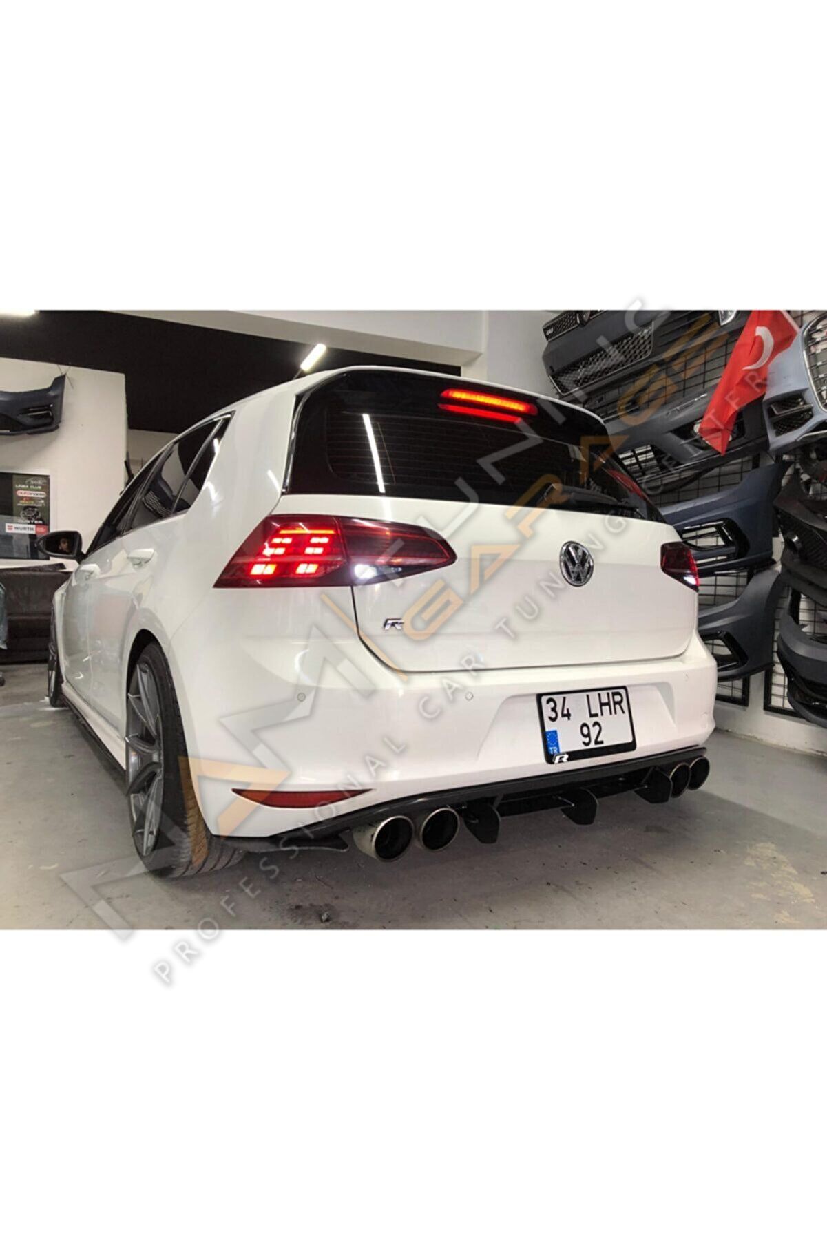 VW Golf 7 R Difüzör Flap Set