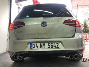 Golf 7 Style Difüzör (Plastik) Piano Black 2012-2017