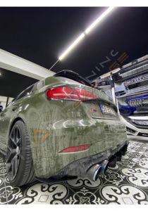 Audi A3 S3 Difüzör Flap 6 Parça Plastik Mat Siyah