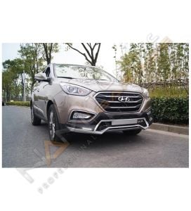 Hyundai İX-35 Ön Arka Koruma LEDLİ Tampon Eki 2012-2018 ix35