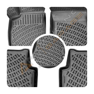 Rizline Seat Leon 2012-2020 Havuzlu 3D Paspas Takımı Seti Tam Uyumlu A++ Profesyonel Oto Paspas