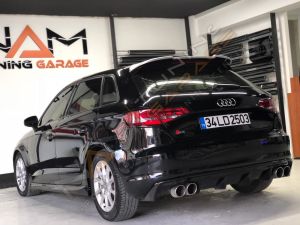 Audi A3 8V/SB Rieger St Difüzör Sol Çiftli Çıkış 2012-2016