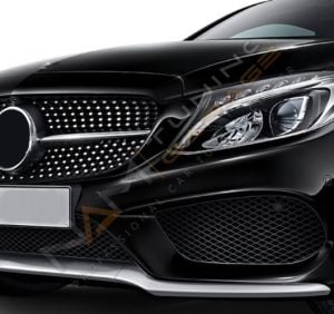 MERCEDES W205 C SERISI 2014-2018 IÇIN UYUMLU DIAMOND PANJUR - GRI