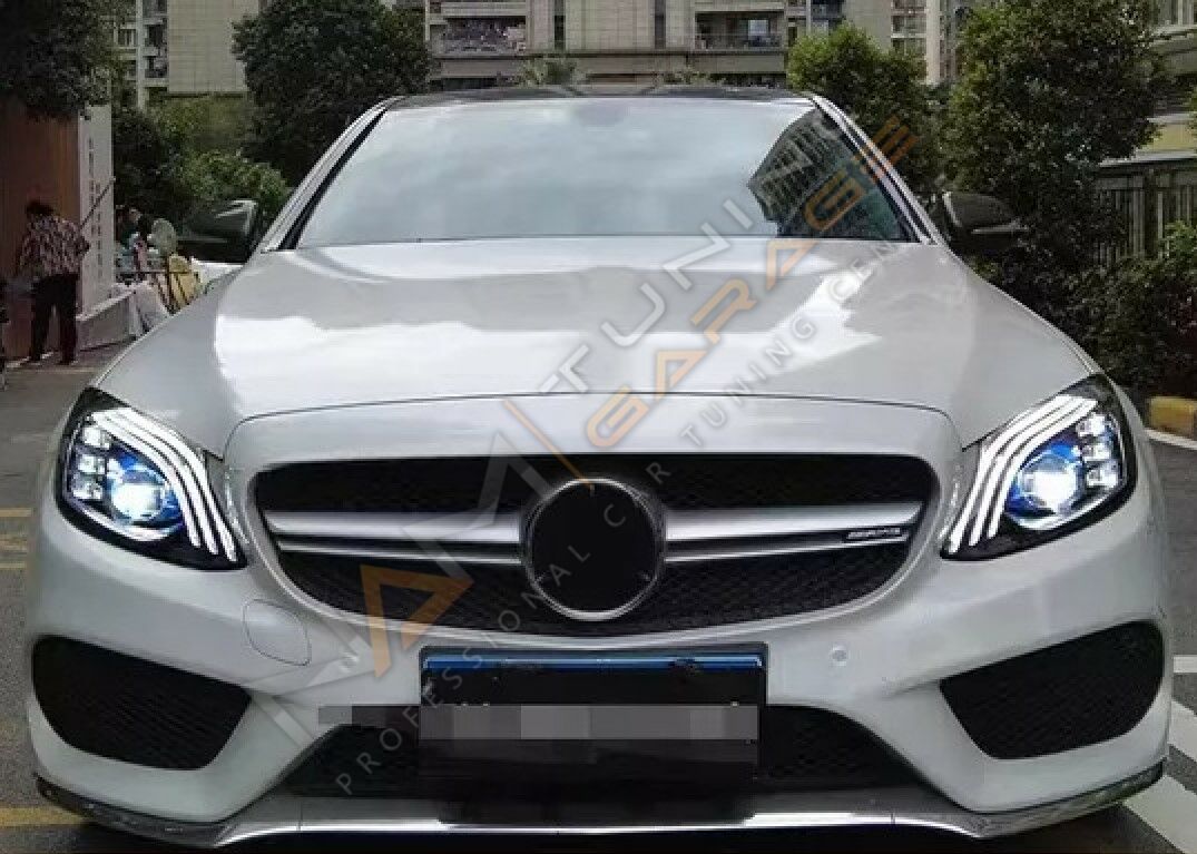 MERCEDES W205 C SERİSİ İÇİN MAYBACH GÖRÜNÜM LED FAR