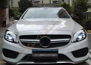 MERCEDES W205 C SERİSİ İÇİN MAYBACH GÖRÜNÜM LED FAR