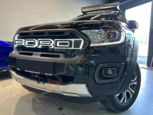 Ford Ranger Ledli Panjur T8 Wildtrak Ön Panjur Mat Siyah