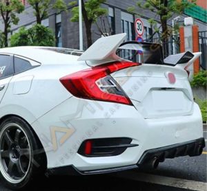 HONDA CIVIC FC5 2016-2020 IÇIN UYUMLU BAGAJ ÜSTÜ SPOILER M MODEL