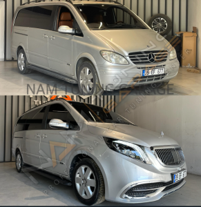 Mercedes Benz Vito W639 2006-2014 uyumlu W447 FACELİFT Dönüşüm Maybach Body Kit Seti
