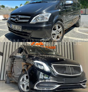 Mercedes Benz Vito W639 2006-2014 uyumlu W447 FACELİFT Dönüşüm Maybach Body Kit Seti
