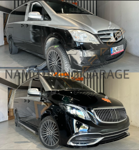 Mercedes Benz Vito W639 2006-2014 uyumlu W447 FACELİFT Dönüşüm Maybach Body Kit Seti