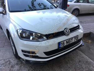 Golf 7 Basic Ön Lip 2012-2017 Parlak Siyah