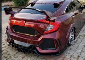 HONDA CIVIC FC5 2016-2020 IÇIN UYUMLU TYPE R SPOILER BOYASIZ