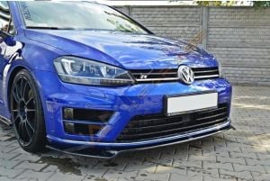Golf 7 R Lip Tampon Ön Lipi 2012-2017 Parlak Siyah