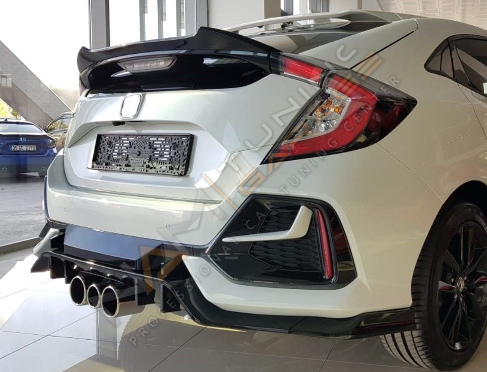 CIVIC FK7 2016-2020 IÇIN UYUMLU HATCHBACK SPOILER DTO BOYASIZ