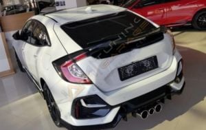 CIVIC FK7 2016-2020 IÇIN UYUMLU HATCHBACK SPOILER DTO BOYASIZ