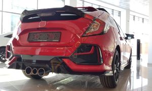 CIVIC FK7 2016-2020 IÇIN UYUMLU HATCHBACK SPOILER DTO BOYASIZ