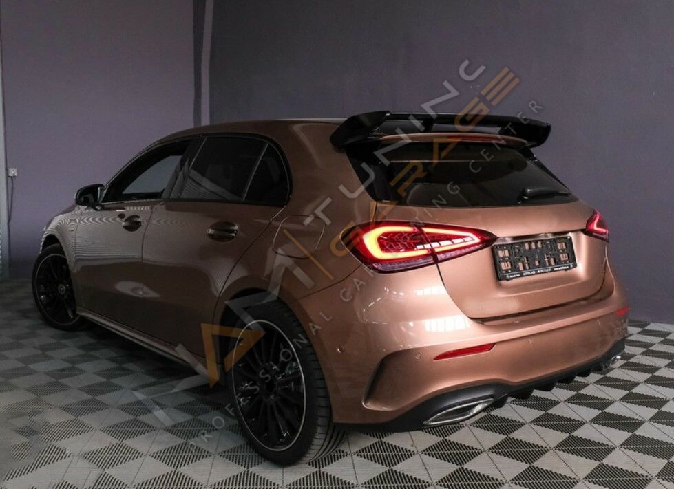 MERCEDES W177 2019+ IÇIN UYUMLU A45 SPOILER PIANO BLACK