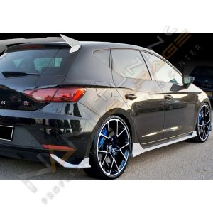 Seat Leon Mk3 L Dizayn Yan Ek Marşpiyel 2012-2020 Parlak Siyah