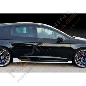 Seat Leon Mk3 L Dizayn Yan Ek Marşpiyel 2012-2020 Parlak Siyah