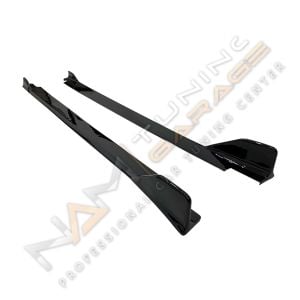 Seat Leon Mk3 L Dizayn Yan Ek Marşpiyel 2012-2020 Parlak Siyah