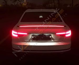 AUDİ A4 2016-2019 IÇIN UYUMLU LED SPOILER PIANO BLACK (PARLAK SIYAH)