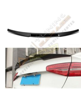 AUDİ A4 (2009-2012) IÇIN UYUMLU M4 SPOILER - PIANO BLACK (PARLAK SIYAH)