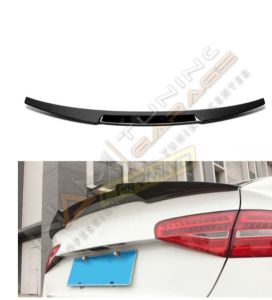 AUDİ A4 (2013-2016) IÇIN UYUMLU M4 SPOILER - PIANO BLACK (PARLAK SIYAH)