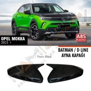 Opel Mokka Batman Yarasa Ayna Kapağı Piano Black / 2021 Sonrası