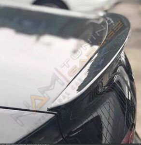 AUDİ A4 (2019+) IÇIN UYUMLU S4 SPOILER - PIANO BLACK (PARLAK SIYAH)