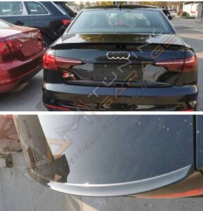 AUDİ A4 (2019+) IÇIN UYUMLU S4 SPOILER - PIANO BLACK (PARLAK SIYAH)