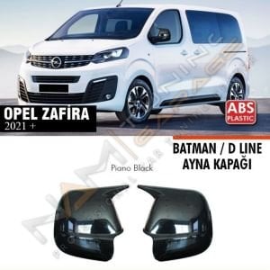 Opel Zafira Batman Yarasa Ayna Kapağı Piano Black / 2021 Sonrası