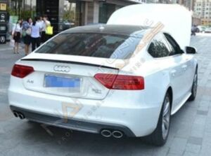 AUDİ A5 2009-2016 IÇIN UYUMLU SPOILER - PIANO BLACK (PARLAK SIYAH)