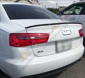 AUDİ A6 (2012-2017) IÇIN UYUMLU SPOILER - PIANO BLACK (PARLAK SIYAH)