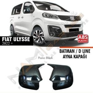 Fiat Ulysse Batman Yarasa Ayna Kapağı Piano Black / 2022 Sonrası