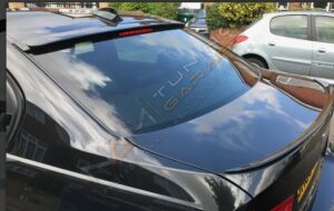 BMW 3 SERISI E90 2005-2012 IÇIN UYUMLU CAM ÜSTÜ SPOILER - PIANO BLACK (PARLAK SIYAH)