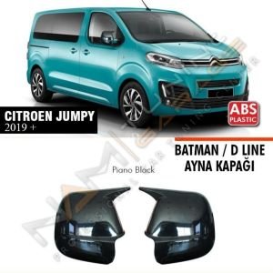 Citroen Jumpy Batman Yarasa Ayna Kapağı Piano Black / 2019 Sonrası
