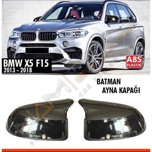 BMW X5 F15 Batman Yarasa Ayna Kapağı Piano Black / 2013 - 2018