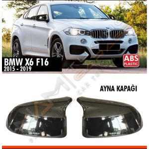 BMW X6 F16 Batman Yarasa Ayna Kapağı Piano Black / 2014 - 2019