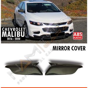 Chevrolet Malibu Batman Yarasa Ayna Kapağı Piano Black / 2017-2020