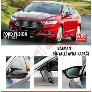 Ford Fusion Batman Yarasa Ayna Kapağı Piano Black / 2013-2020