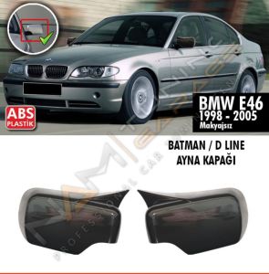 BMW E46 Batman Yarasa Ayna Kapağı Piano Black / 1998 - 2005